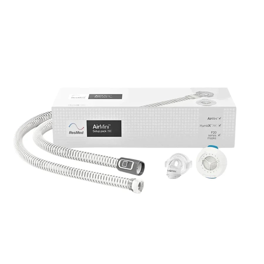 Kit de Connexion CPAP Voyage ResMed AirMini™ Masque Facial AirFit™ F20