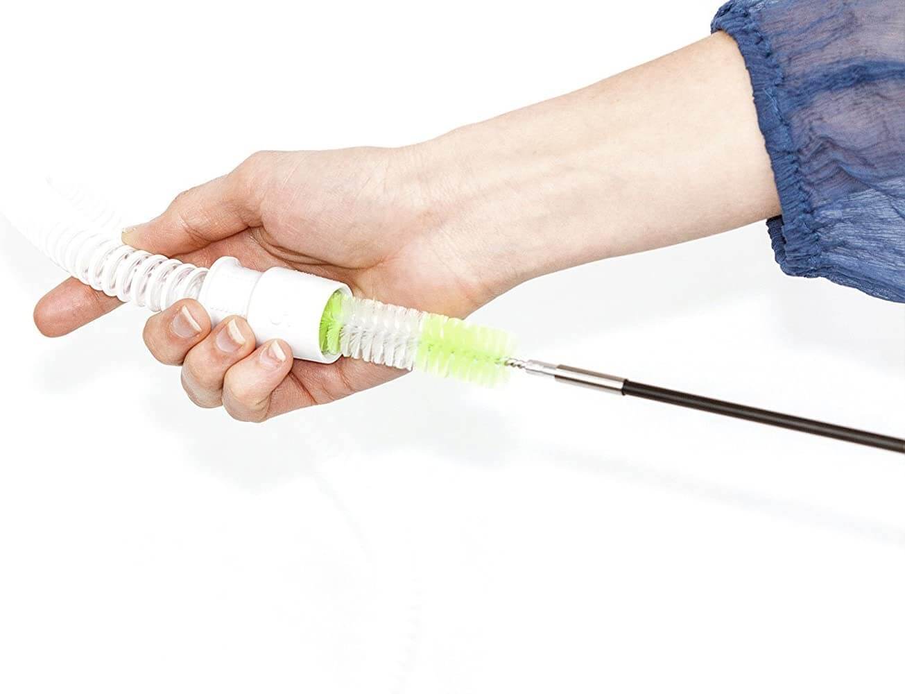 Purdoux 2 in 1 carbon fiber brush for thin and standard pipes