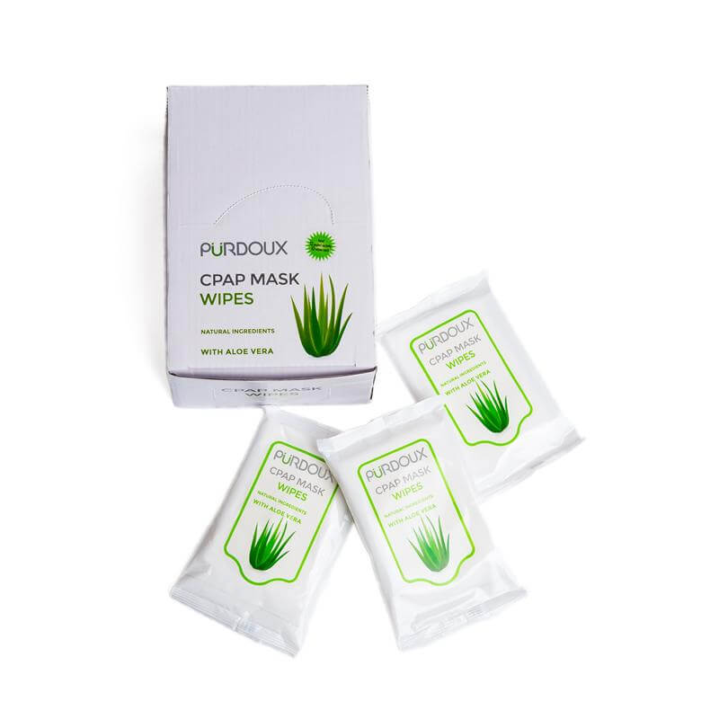 Purdoux Travel CPAP Mask Wipes - 12 pack